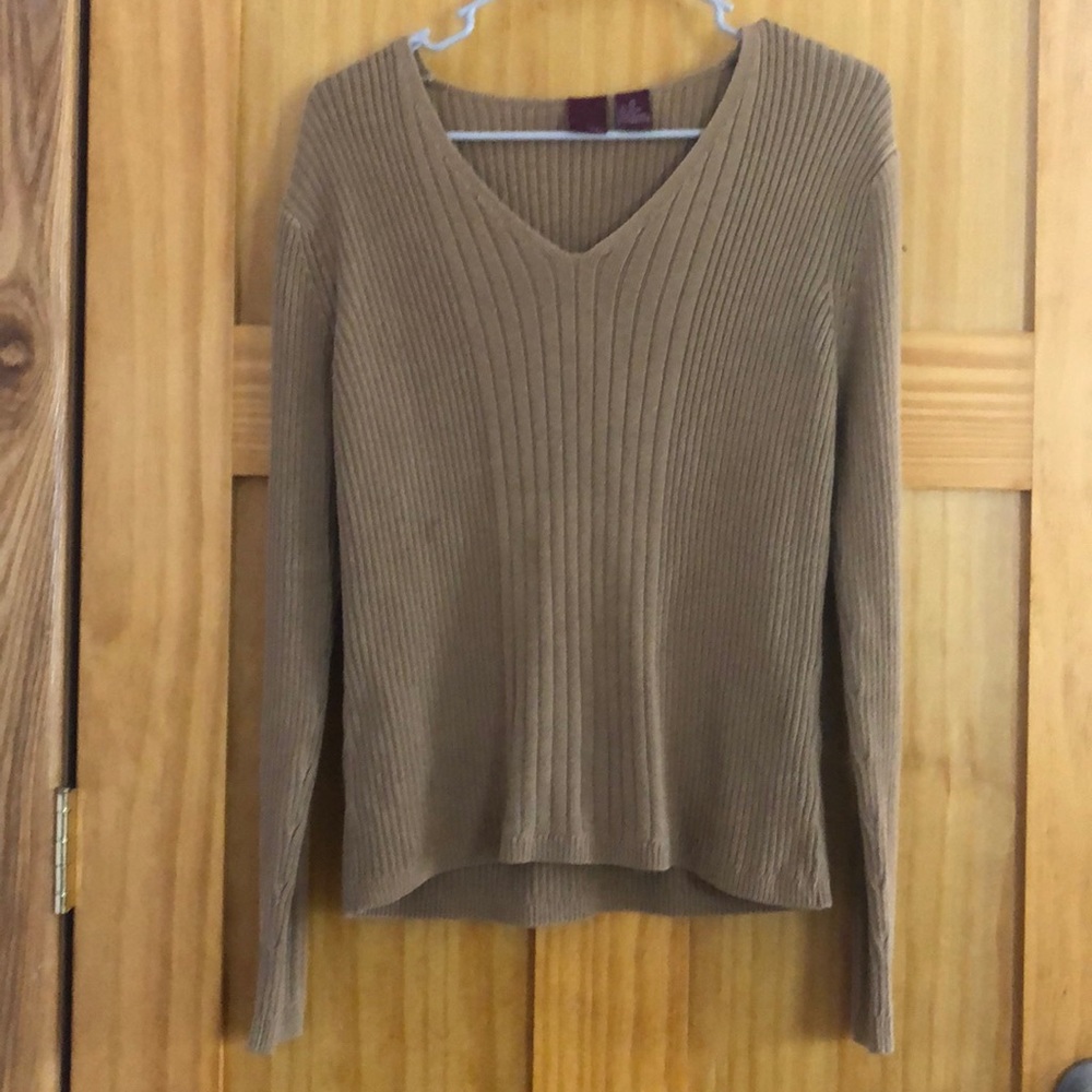 Tan long sleeve sweater